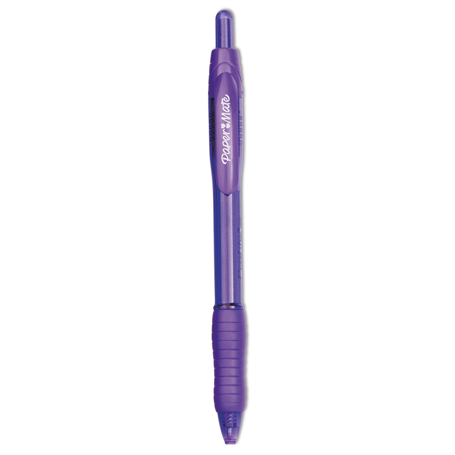 Paper Mate Profile Retractable Ballpoint Pens - 1.4 mm Super Bold Bullet Pen Point - Retractable - Purple Ink - Gel-based - Purple Barrel - 1 Dozen