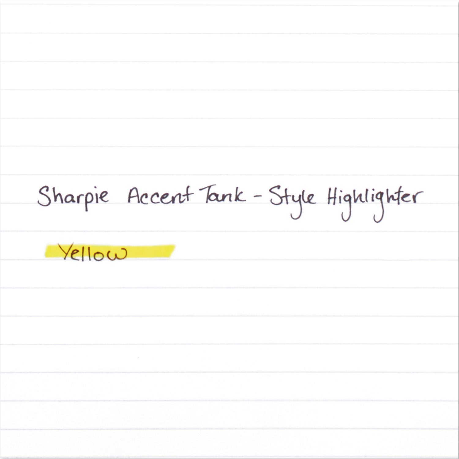 Sharpie SmearGuard Tank Style Highlighters - Broad Chisel Marker Point - Yellow Ink - Yellow Barrel - 1 Dozen