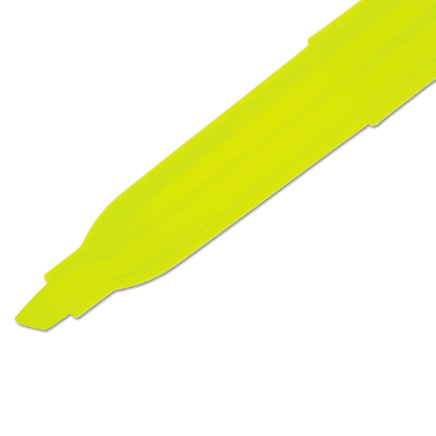 Sharpie Highlighter - Pocket - Chisel Marker Point - Fluorescent Yellow Ink - 1 Dozen