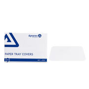Paper Tray Covers, 8.25" x 12.25", White - 1000 pcs per Box/4 Boxes per Case