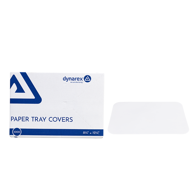 Paper Tray Covers, 8.25" x 12.25", White - 1000 pcs per Box/4 Boxes per Case