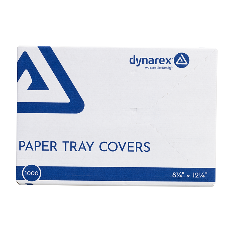 Paper Tray Covers, 8.25" x 12.25", White - 1000 pcs per Box/4 Boxes per Case