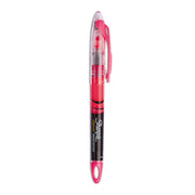Sharpie Accent Highlighter - Liquid Pen - Micro Chisel Marker Point - Fluorescent Pink Ink - Pigment-based - 1 Dozen