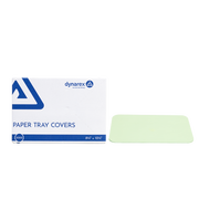 Paper Tray Covers, 8.25" x 12.25", Green - 1000 pcs per Box/4 Boxes per Case