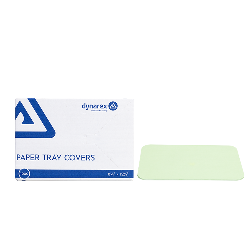 Paper Tray Covers, 8.25" x 12.25", Green - 1000 pcs per Box/4 Boxes per Case