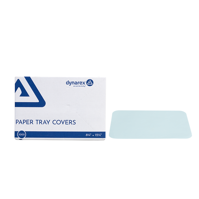 Paper Tray Covers, 8.25" x 12.25", Blue - 1000 pcs per Box/4 Boxes per Case