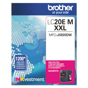 Brother LC-20EM Inkjet Ink Cartridge - Magenta - 1 Each