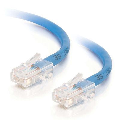 7' CAT5E Assem Patch Cable Blu
