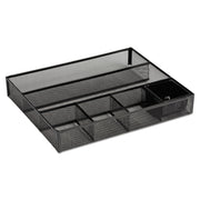 6 Compartment(s) - 2.38" Height x 15.18" Width x 11.88" Depth - Black - Steel - 1 Each