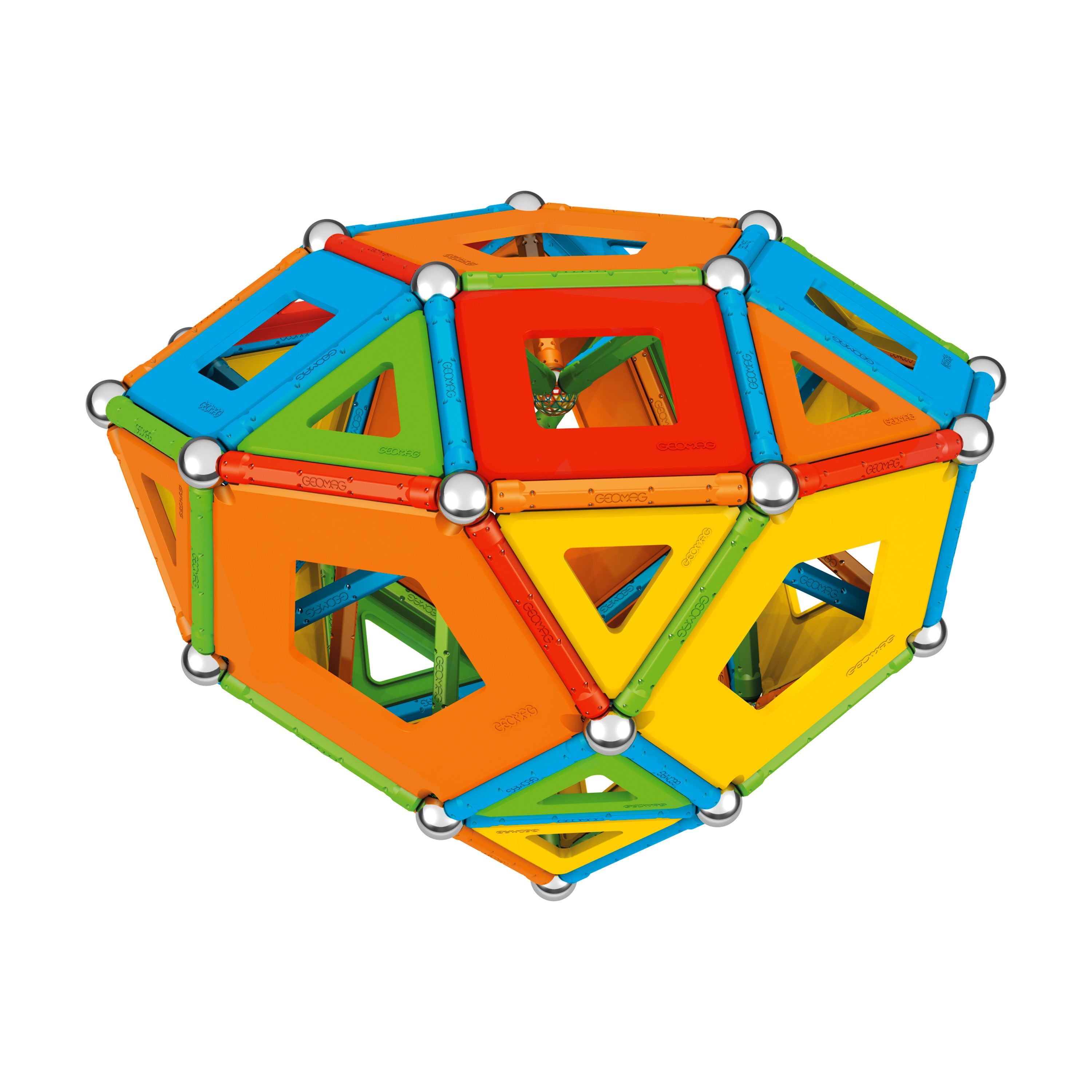 Masterbox Magnetic Building Set, Supercolor Recycled, 388 Pieces