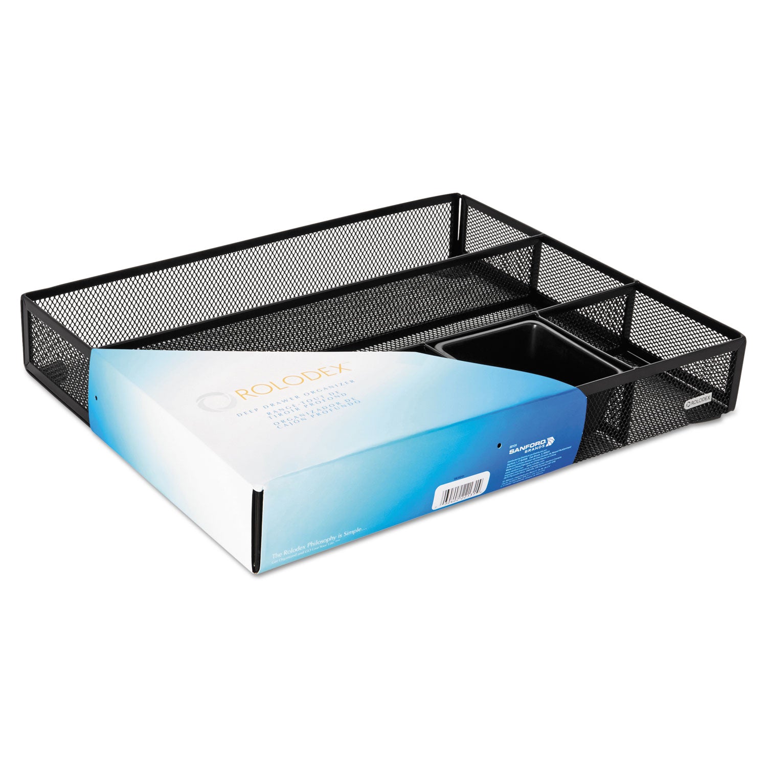 6 Compartment(s) - 2.38" Height x 15.18" Width x 11.88" Depth - Black - Steel - 1 Each