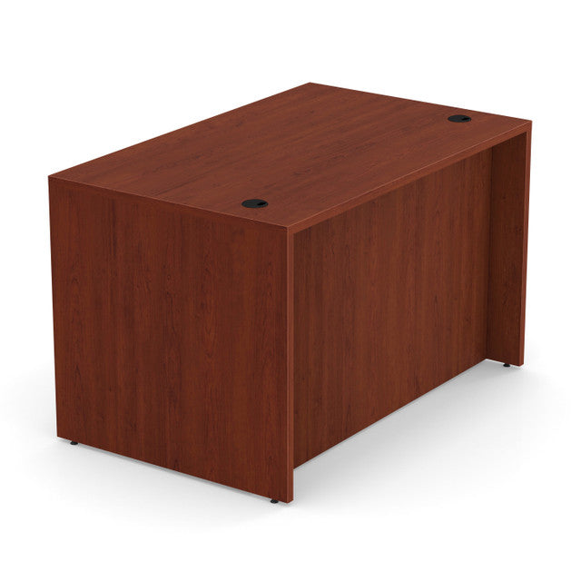 OfficeSource Laminate Desk Shell - 47''W x 30''D - Cherry