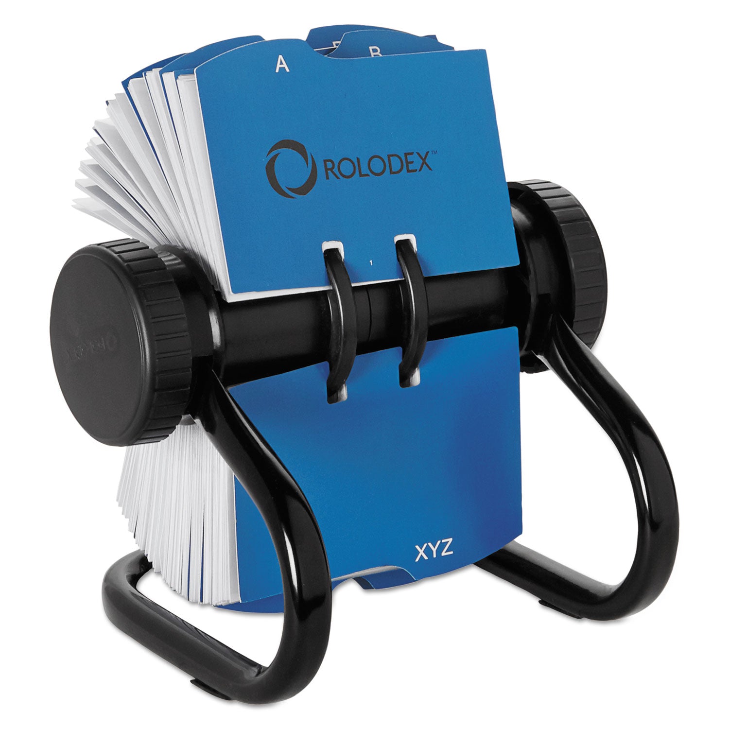 400 Card Capacity - For 2.63" x 4" Size Card - 24 Index Guide - Black