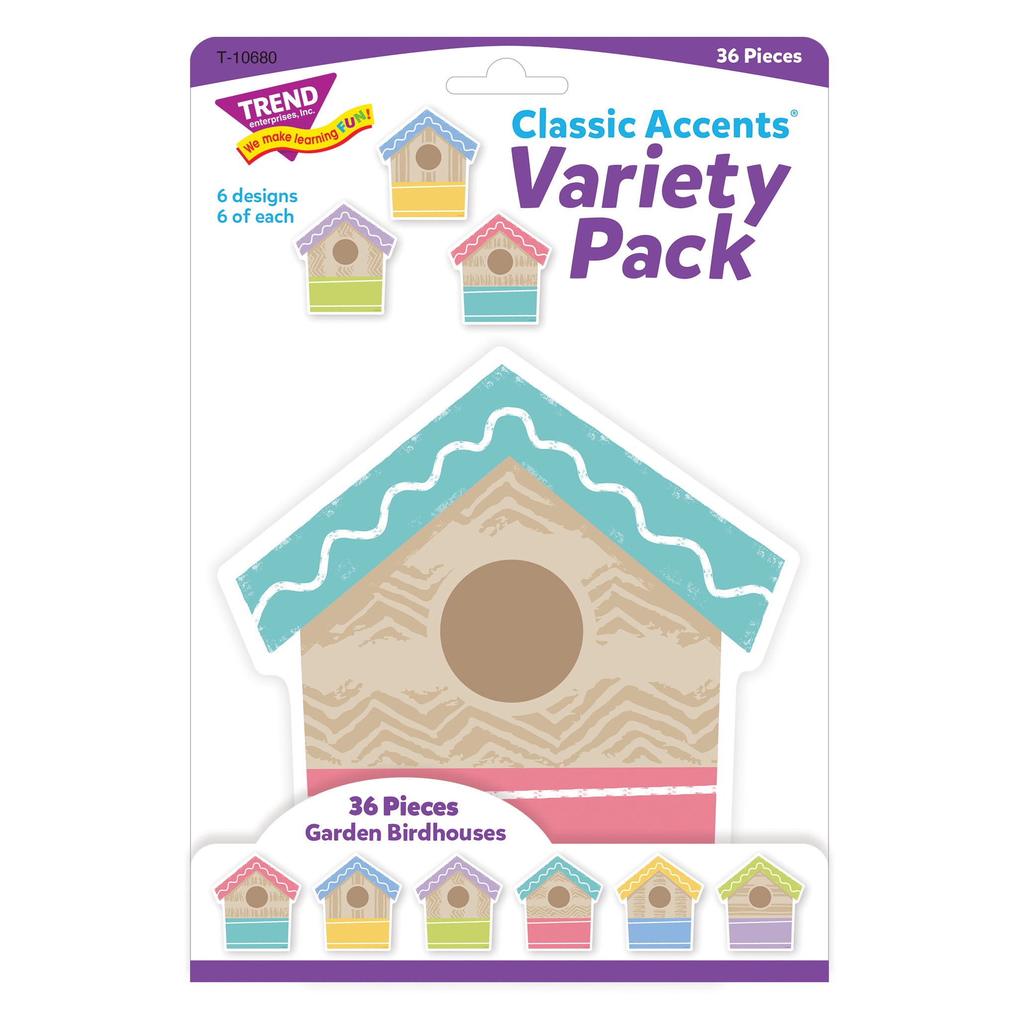 Garden Birdhouses Classic Accents® Variety Pack, 36 Count