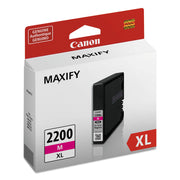 Canon PGI-2200 XL Original High Yield Inkjet Ink Cartridge - Magenta - 1 Each
