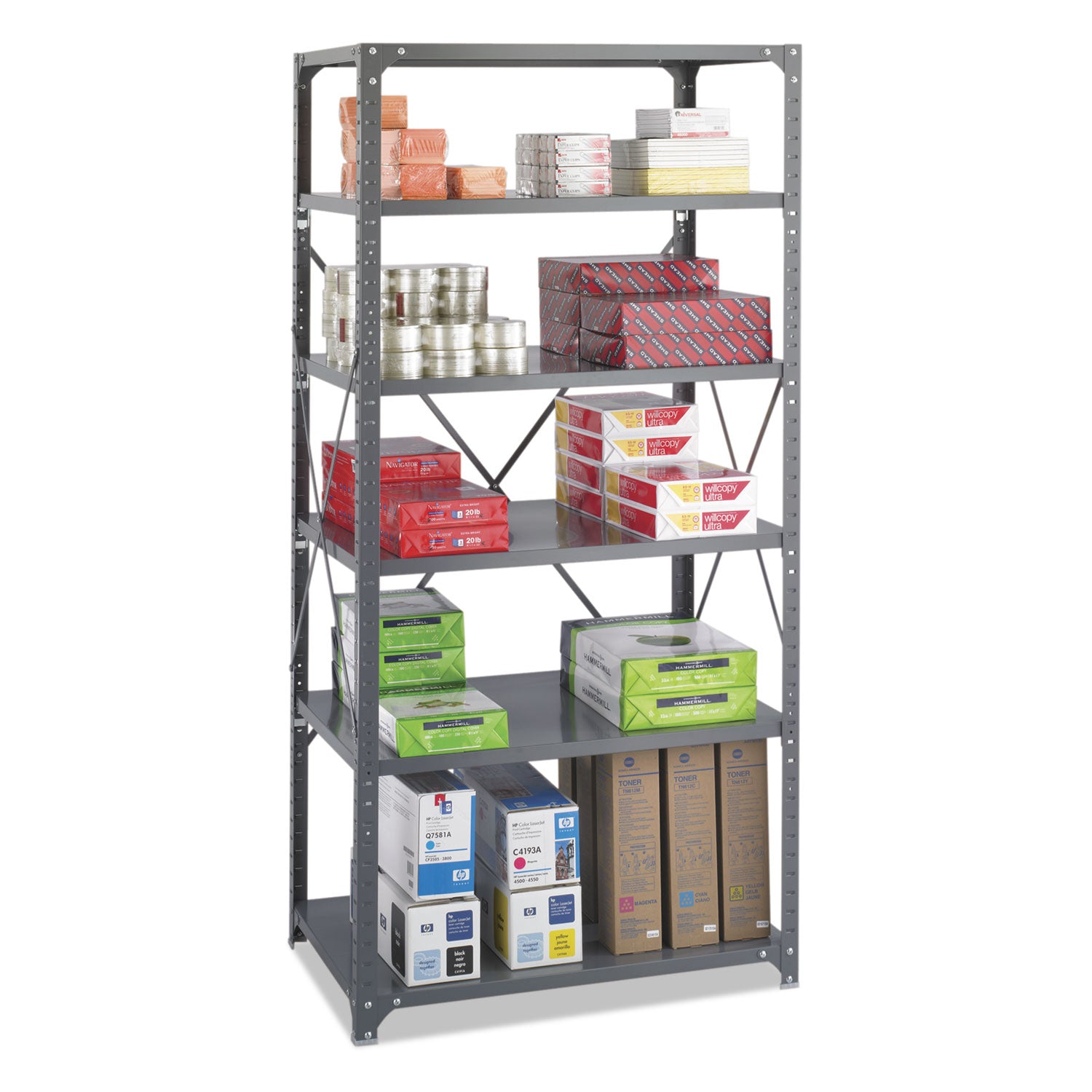 Shelving Steel Comm 6 Pack