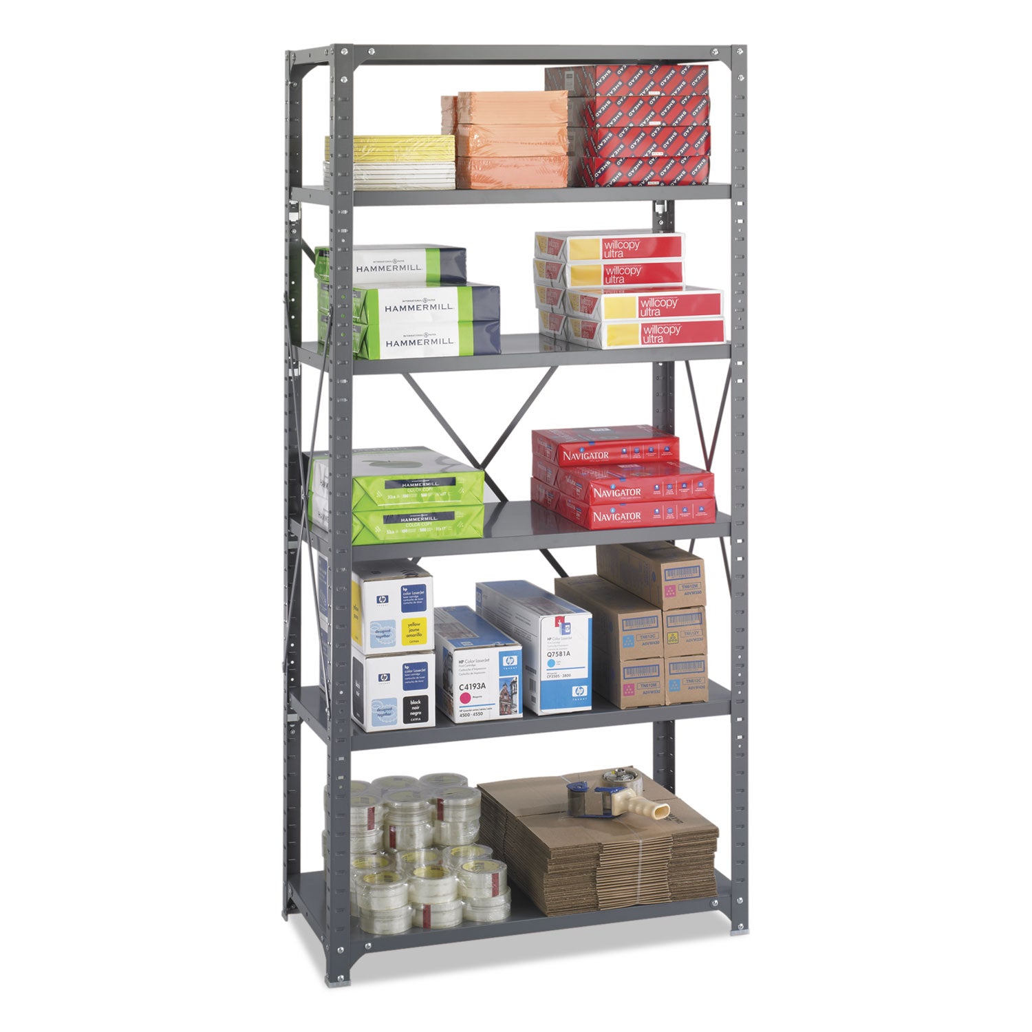 Shelving Steel Comm 6 Pack