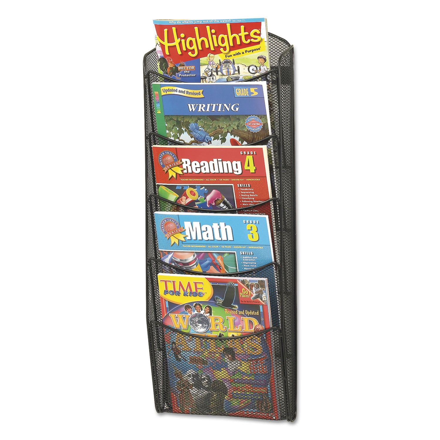 Onyx Literature Rack 5 Pocket