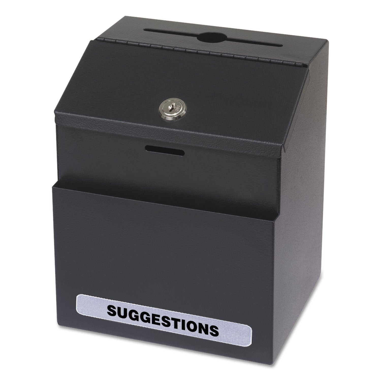Suggestion Box Steel Blk