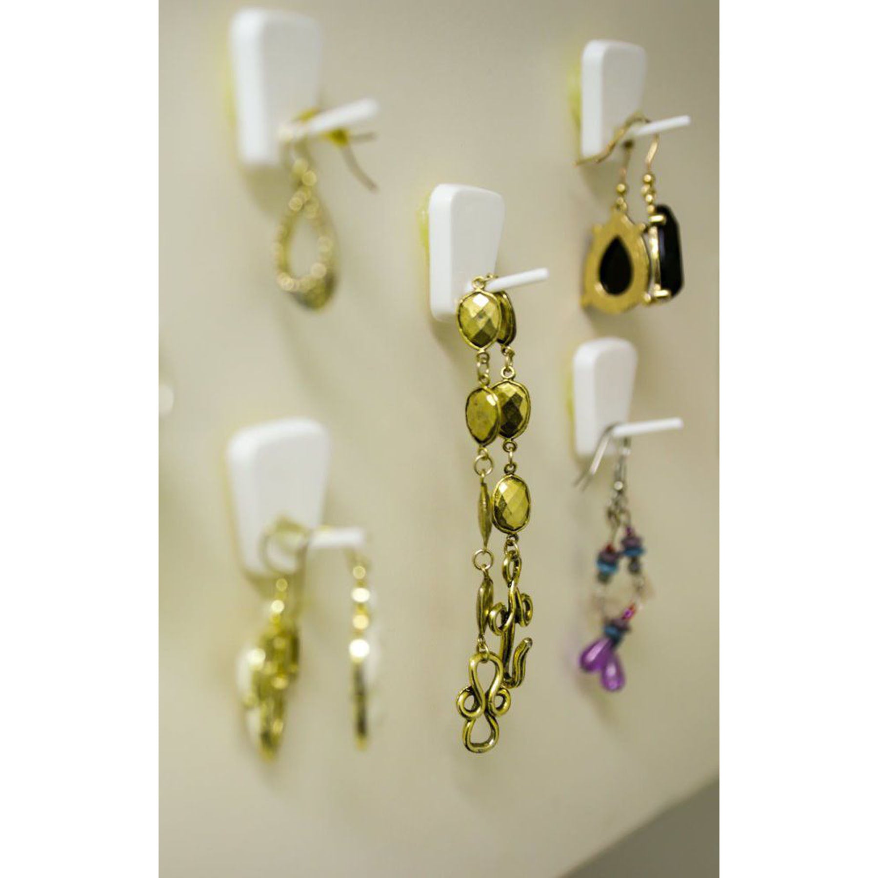 StikkiHOOKS®, White, Pack of 4