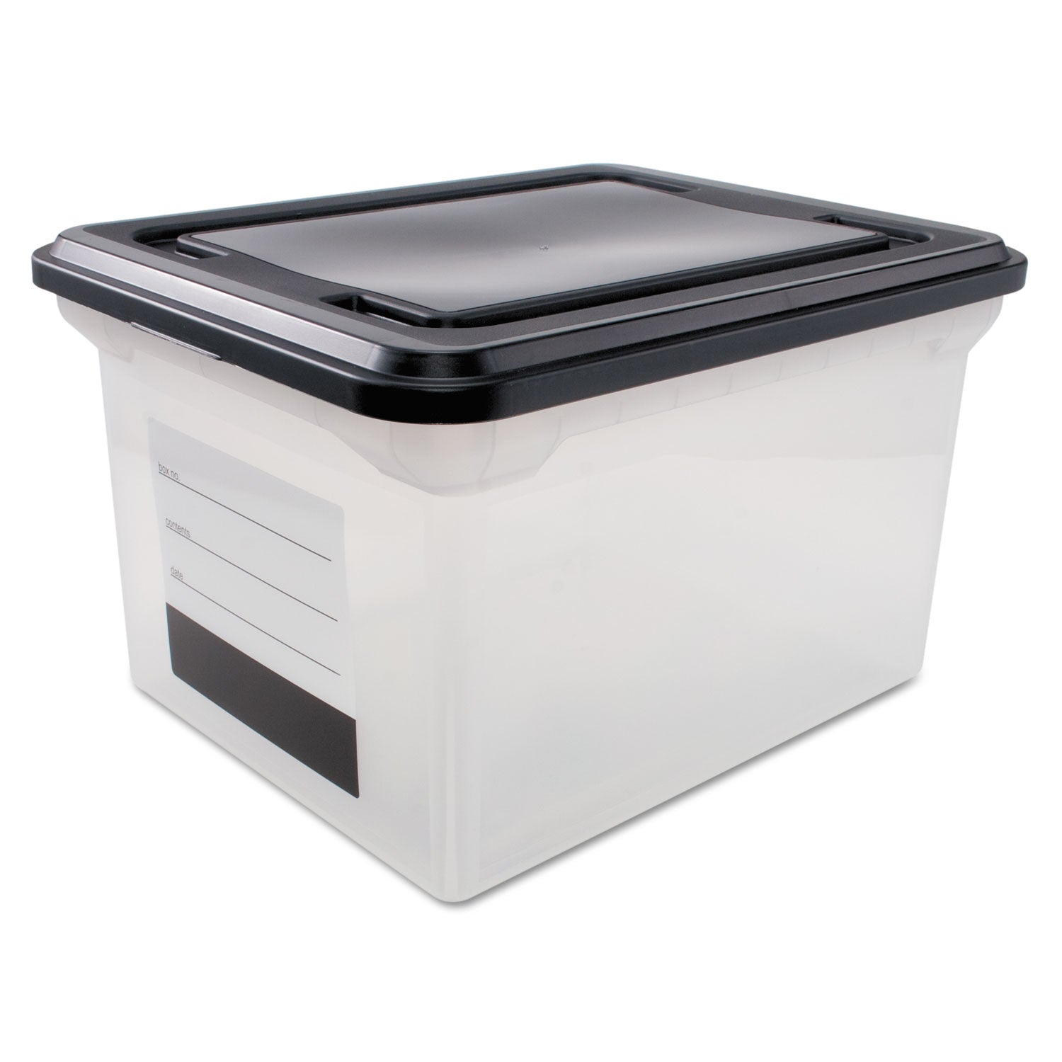 File Tote with Contents Label