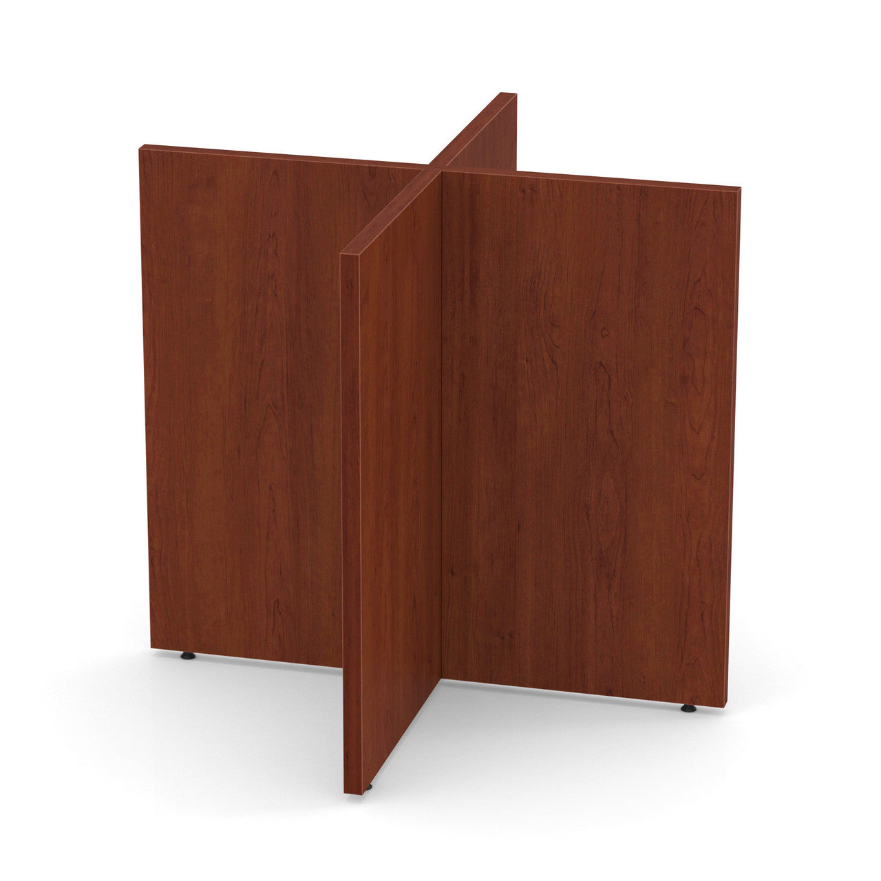 OfficeSource Conference/Multi-Purpose Tables X Base For 48" Round Top - Cherry