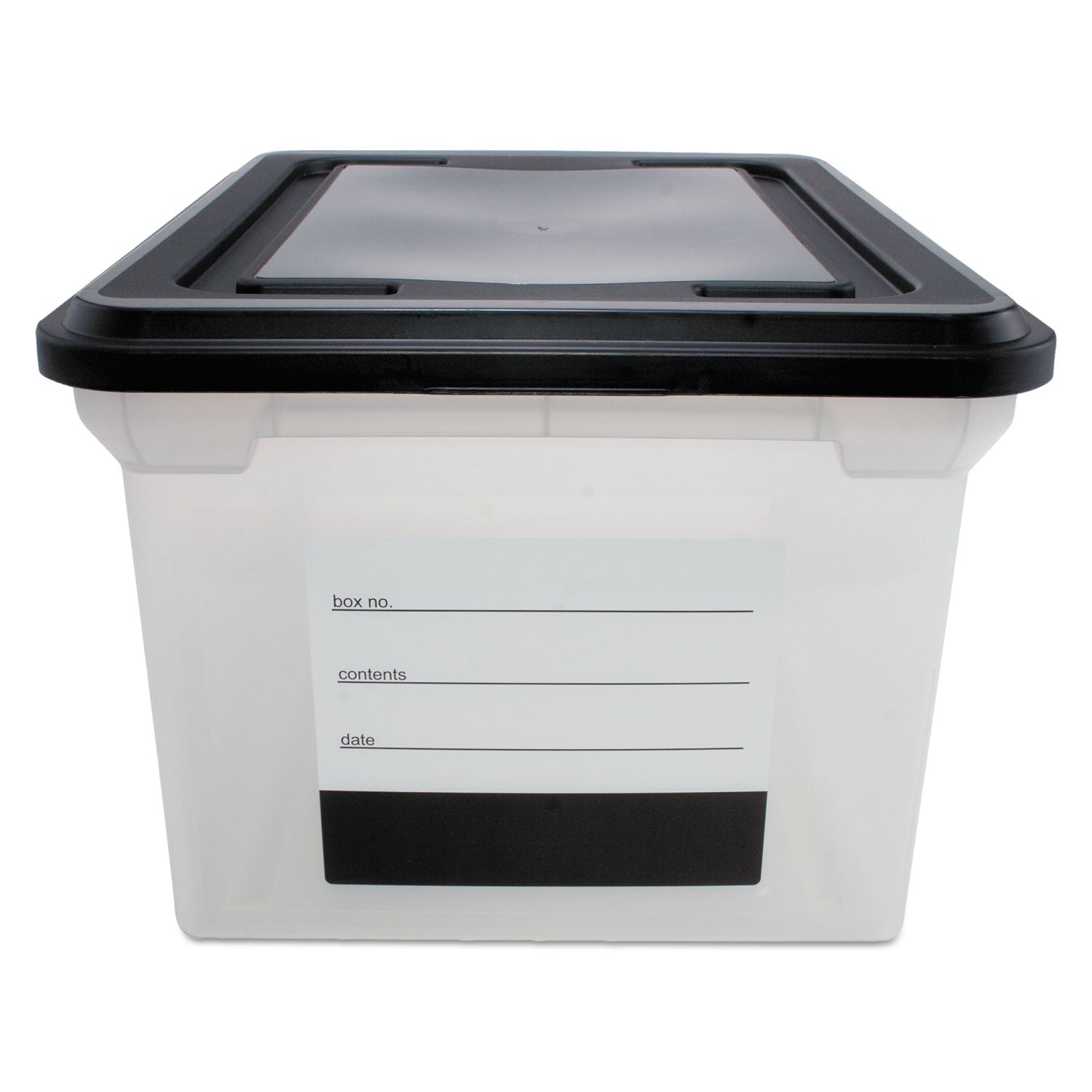 File Tote with Contents Label