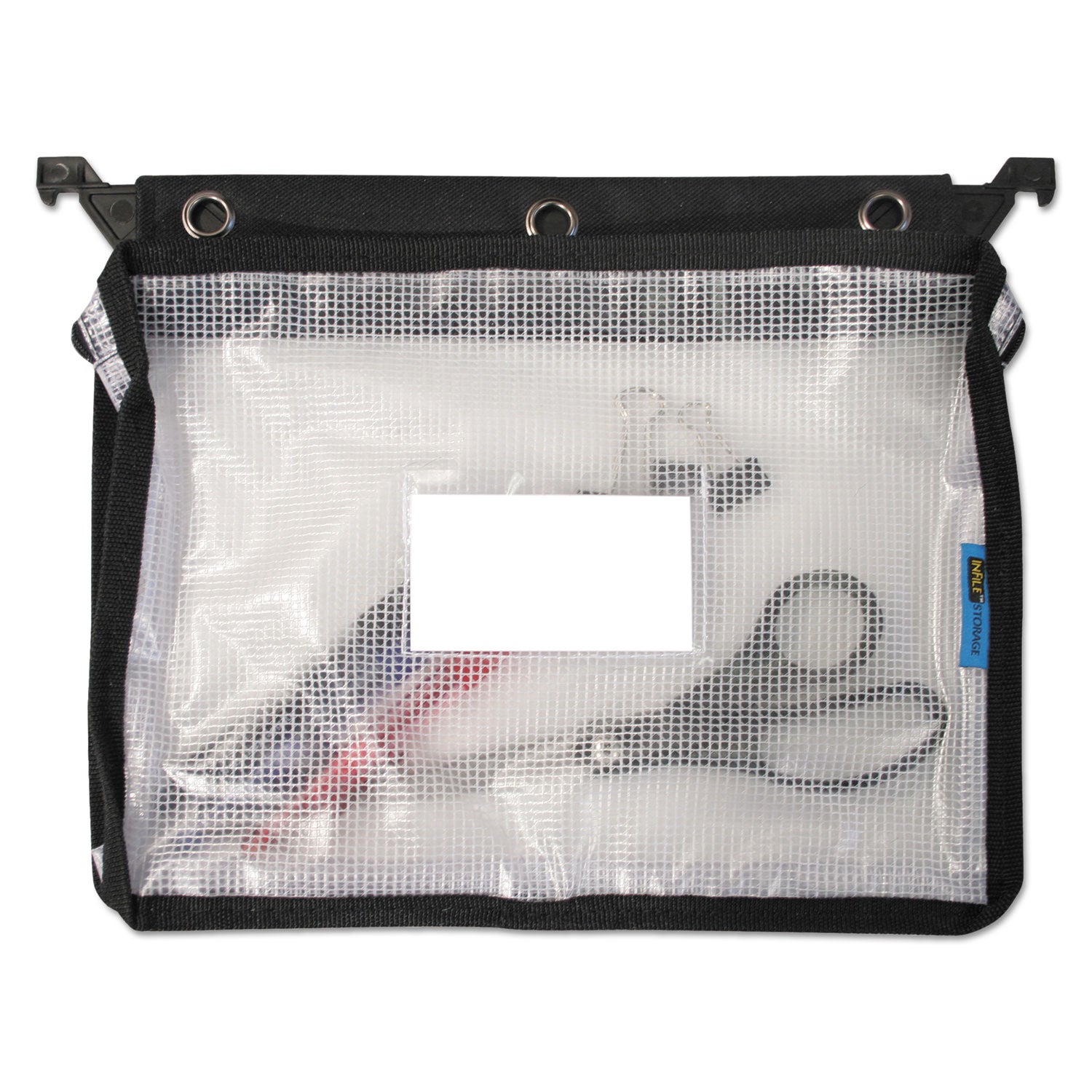 Expanding Zipper Pouch, Clear Mesh