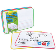 Magnetic Double-Sided Show and Tell Early Writing Dry Erase Boards, Pack of 5