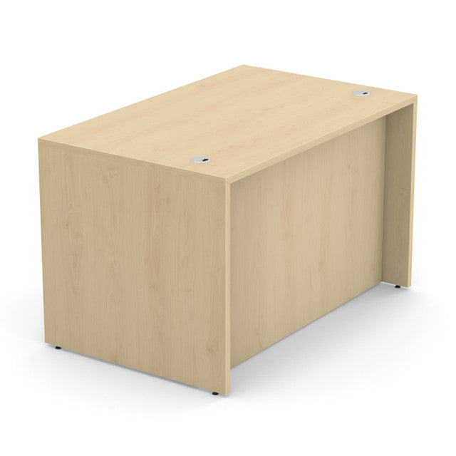 OfficeSource Laminate Desk Shell - 47''W x 30''D - Maple