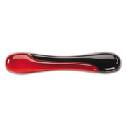 Kensington Duo Gel Wave Keyboard Wrist Rest - 18.88" Width x 3.50" Depth - Red, Black - Gel - Slip Resistant - 1 Each