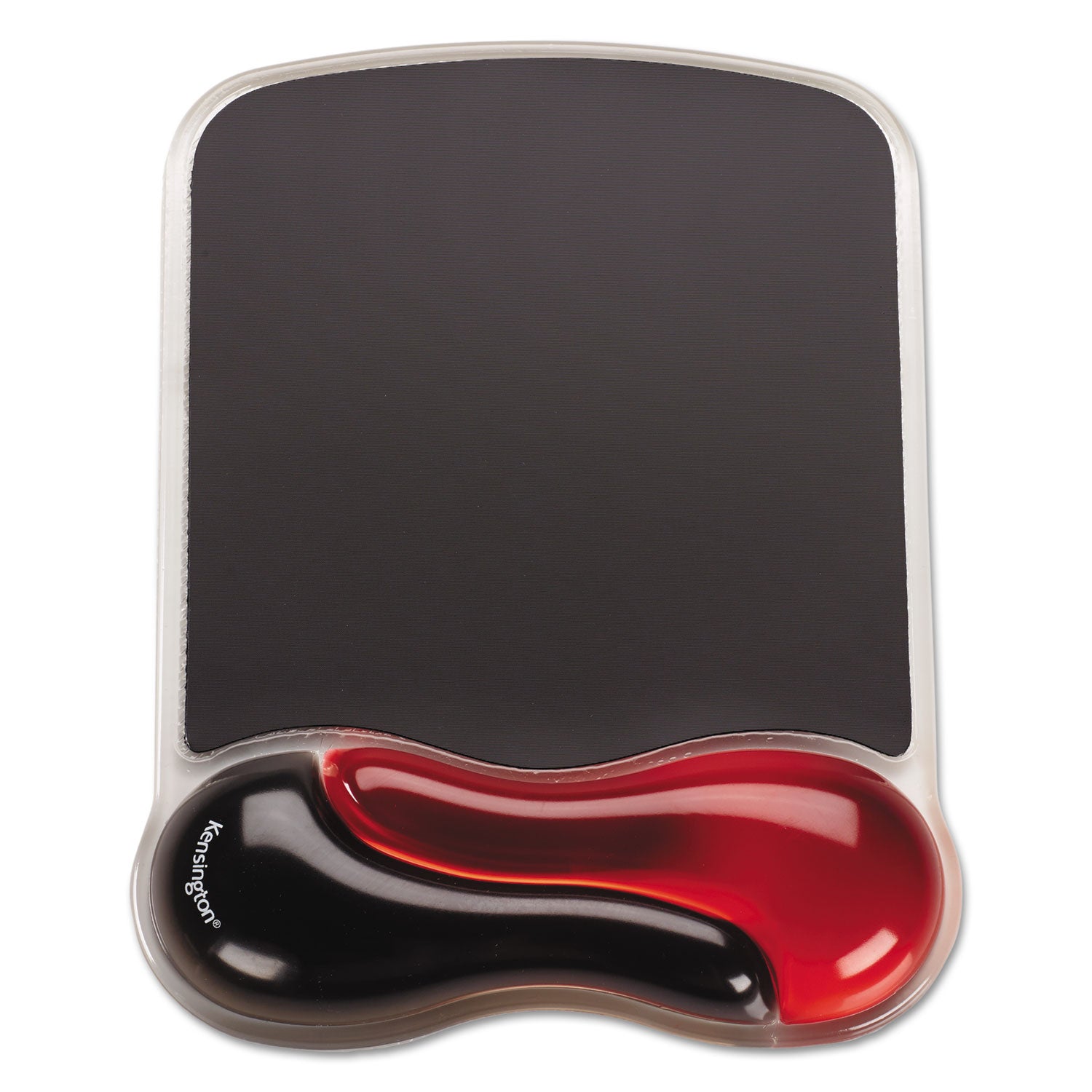 1" Height x 7.25" Width x 9.50" Depth - Red, Black - Gel - Slip Resistant - 1 Each