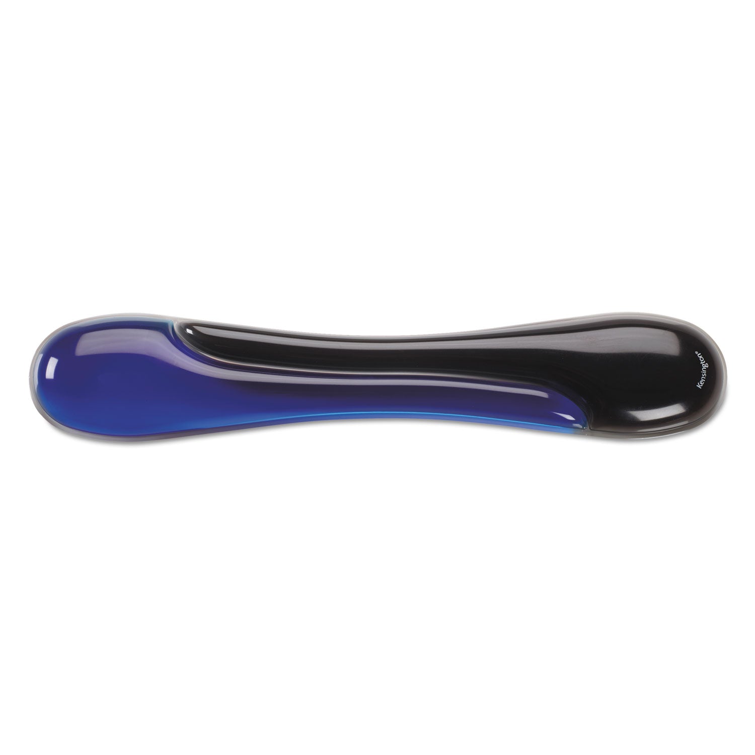 Kensington Duo Gel Wave Keyboard Wrist Rest - 0.41" Height x 18.88" Width x 3.50" Depth - Black & Blue - 1 Each