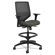 Ink Seat Color - Foam Seat Material - Black Back Color - Mesh Back Material - Black Frame Color - Mid Back - 5-star Base - Armrest - 1 Each