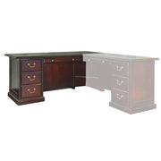 OfficeSource Rowland Right Return Desk - Mahogany