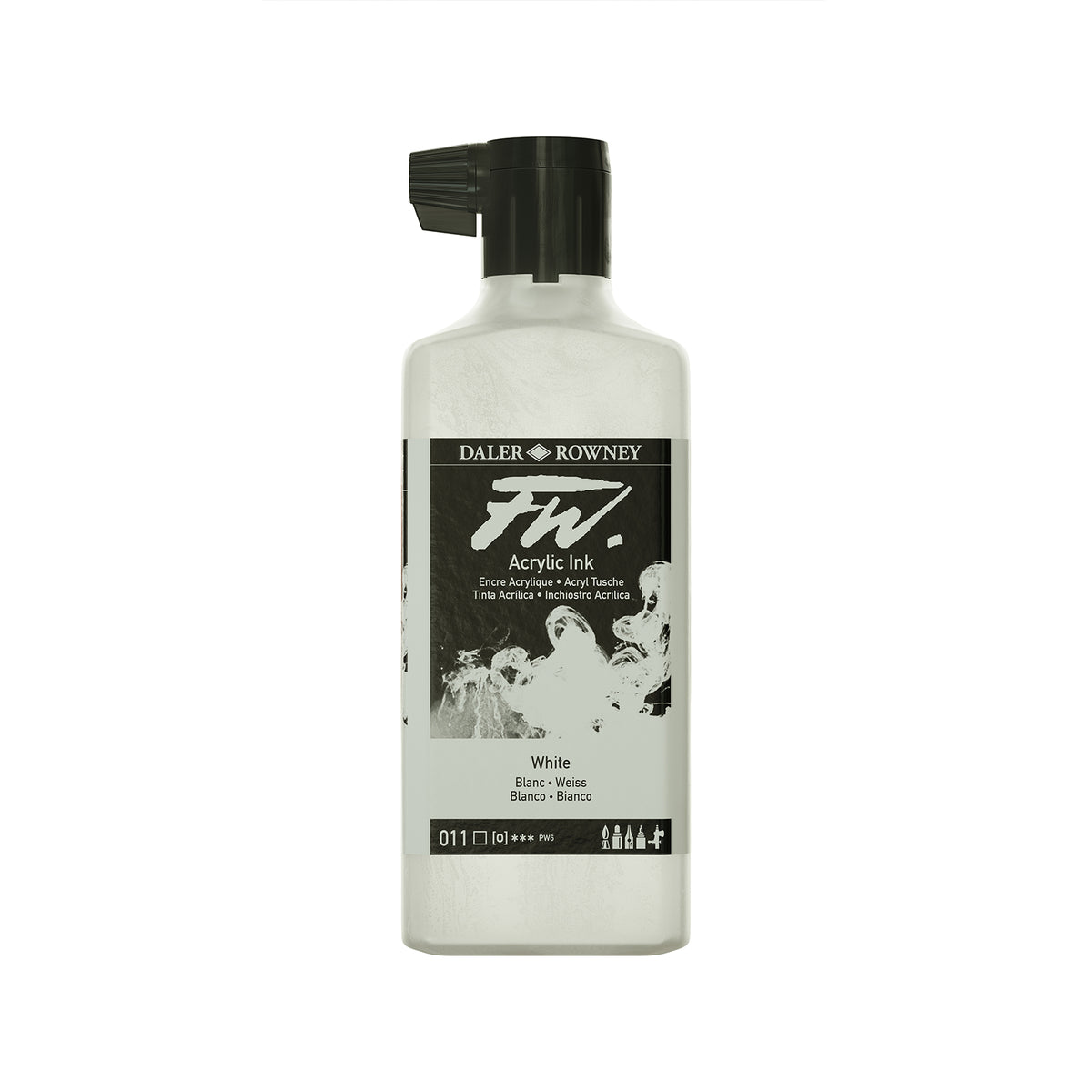FW ACRYLIC INK WHITE 180ML