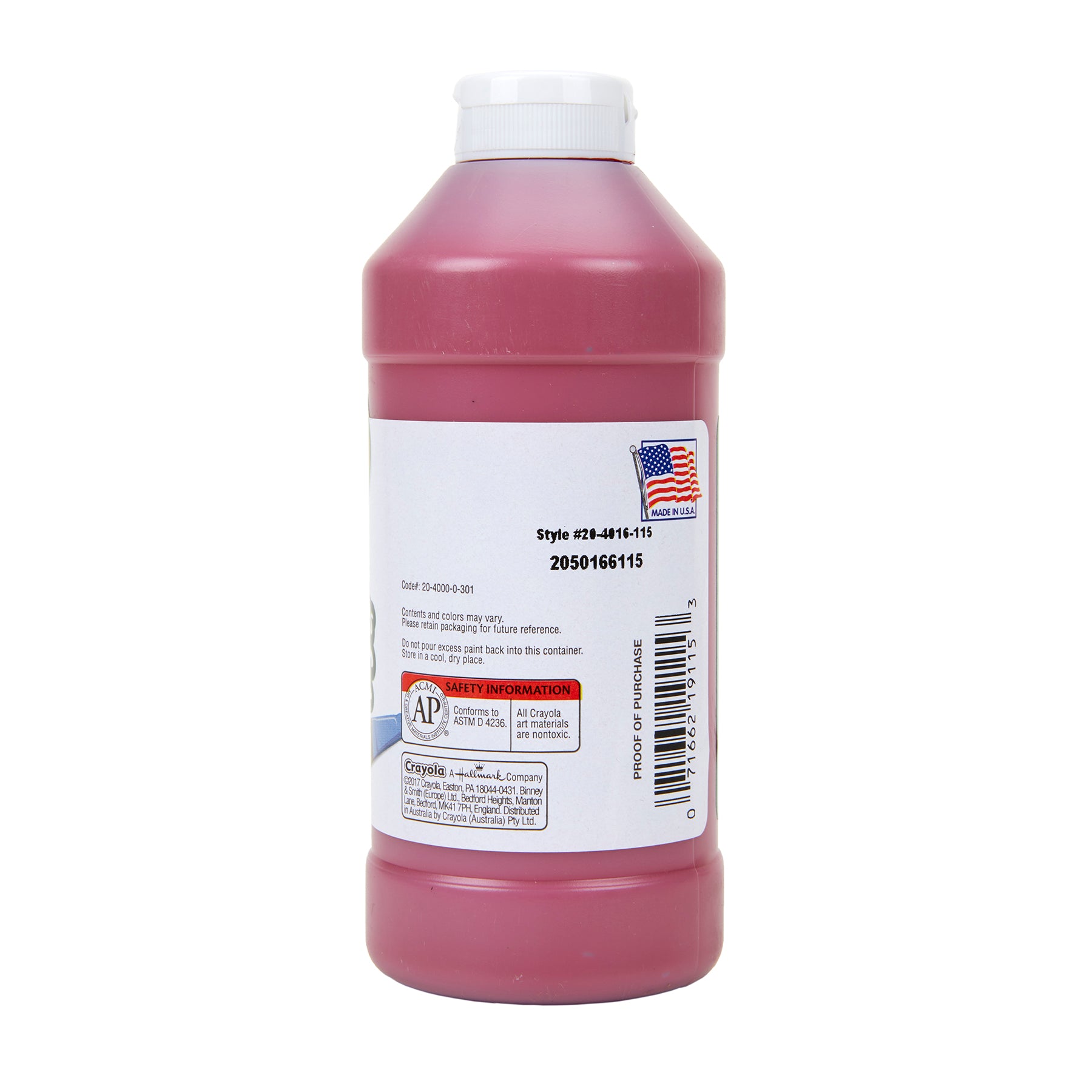 Portfolio Series Acrylic Paint, 16 oz., Deep Red