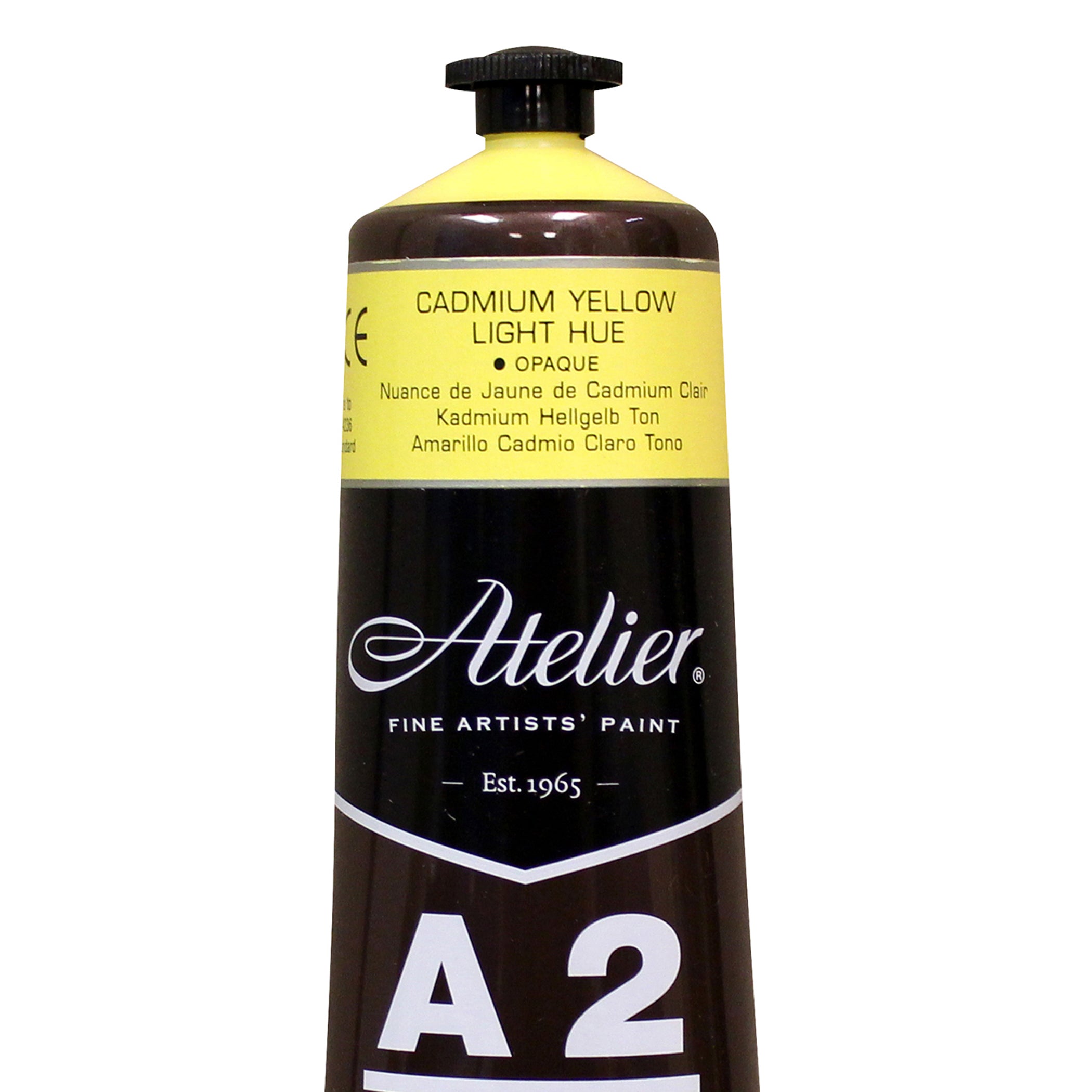 A2 Heavy Body Lightfast Artist Acrylic, 4 oz., Cadmium Yellow Light Hue