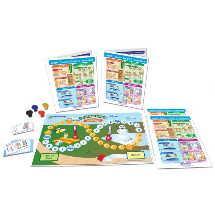Length, Capacity, Weight & Temperature  Learning Center Game - Grades 1 - 2