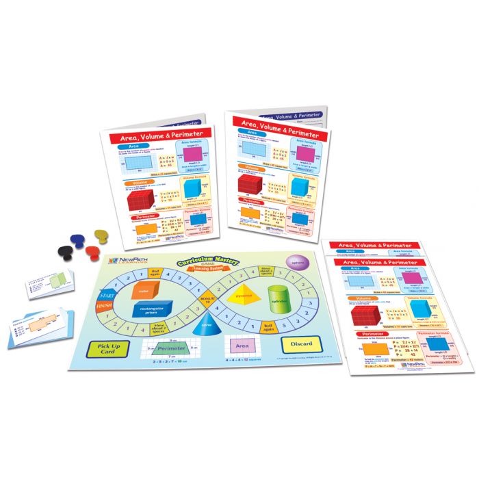 Area, Volume & Perimeter  Learning Center Game - Grades 3 - 5