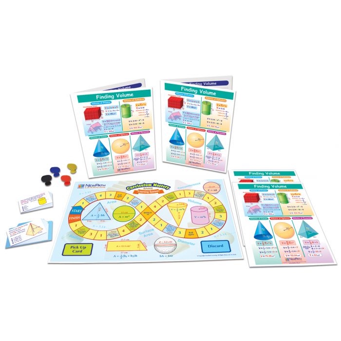 Finding Volume  Learning Center Game - Grades 6 - 9