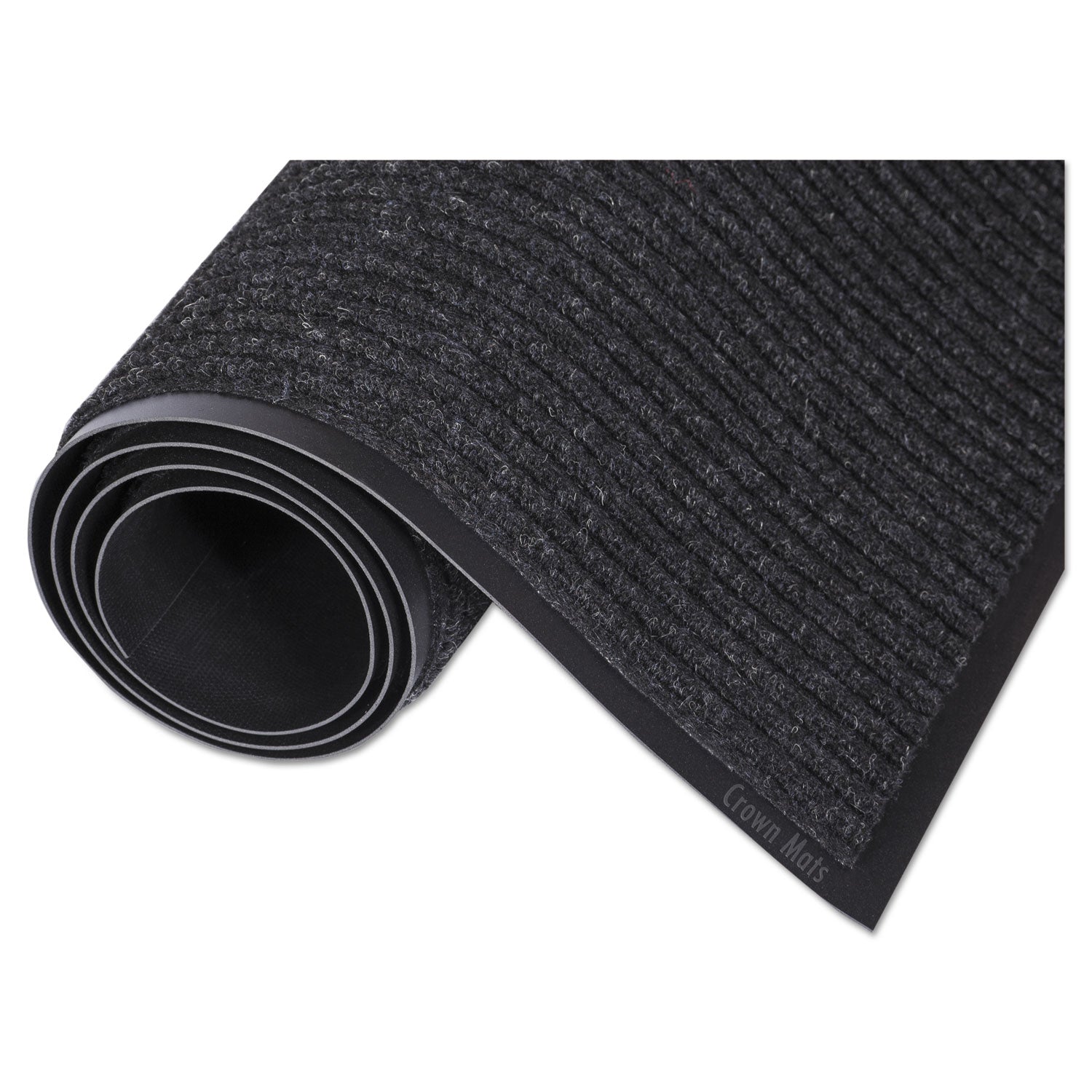 Needle-Rib Wiper/scraper Mat, Polypropylene, 48 X 72, Charcoal