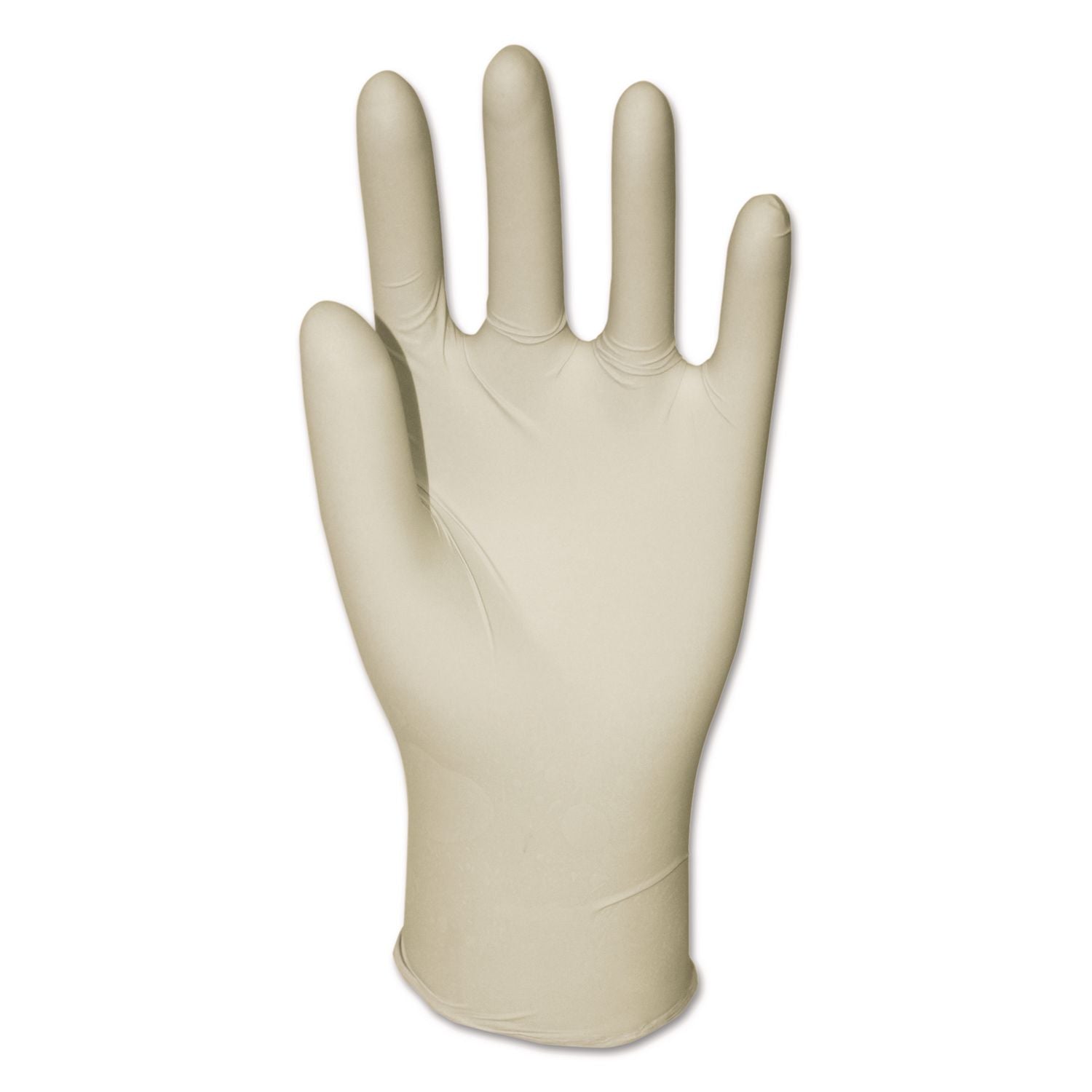General-Purpose Latex Gloves, Powder-Free, 4.4 Mil, Medium, Natural, 100/box
