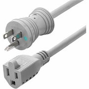 6ft 1.8m Hospital-Grade Power Extension Cord, Green Dot Medical Power Cable, NEMA 5-15P to