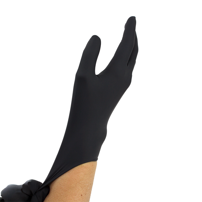 Black Arrow Latex Exam Gloves, X-Large, Powder-Free - 100 pcs per Box/10 boxes per Case
