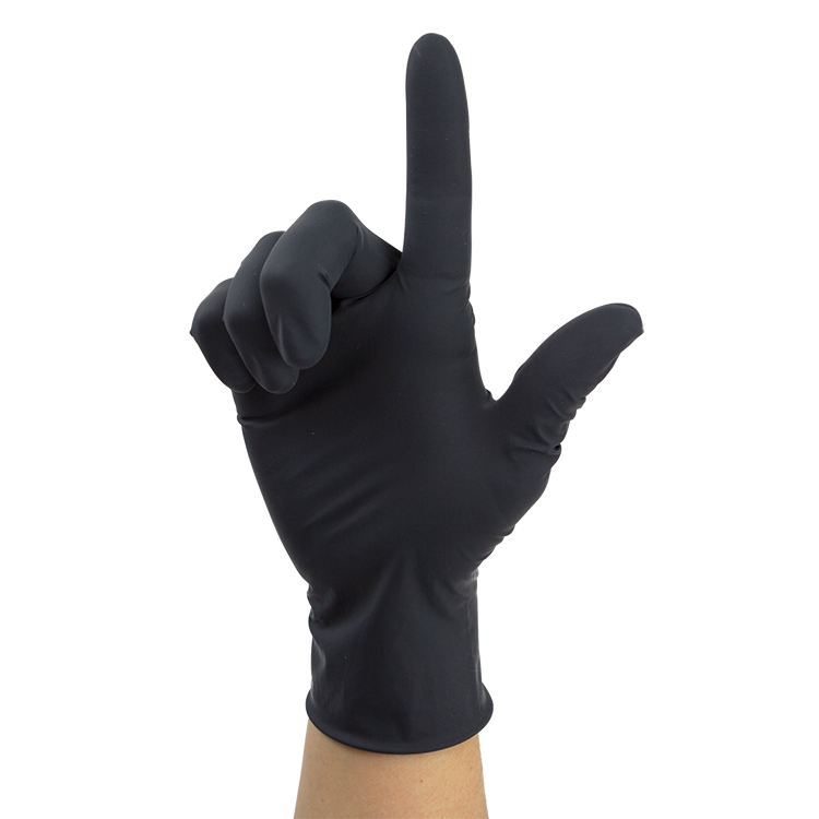 Black Arrow Latex Exam Gloves, Medium, Powder-Free - 100 pcs per Box/10 boxes per Case