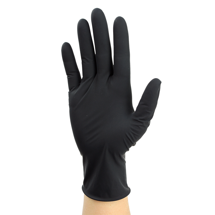 Black Arrow Latex Exam Gloves, Large, Powder-Free - 100 pcs per Box/10 boxes per Case