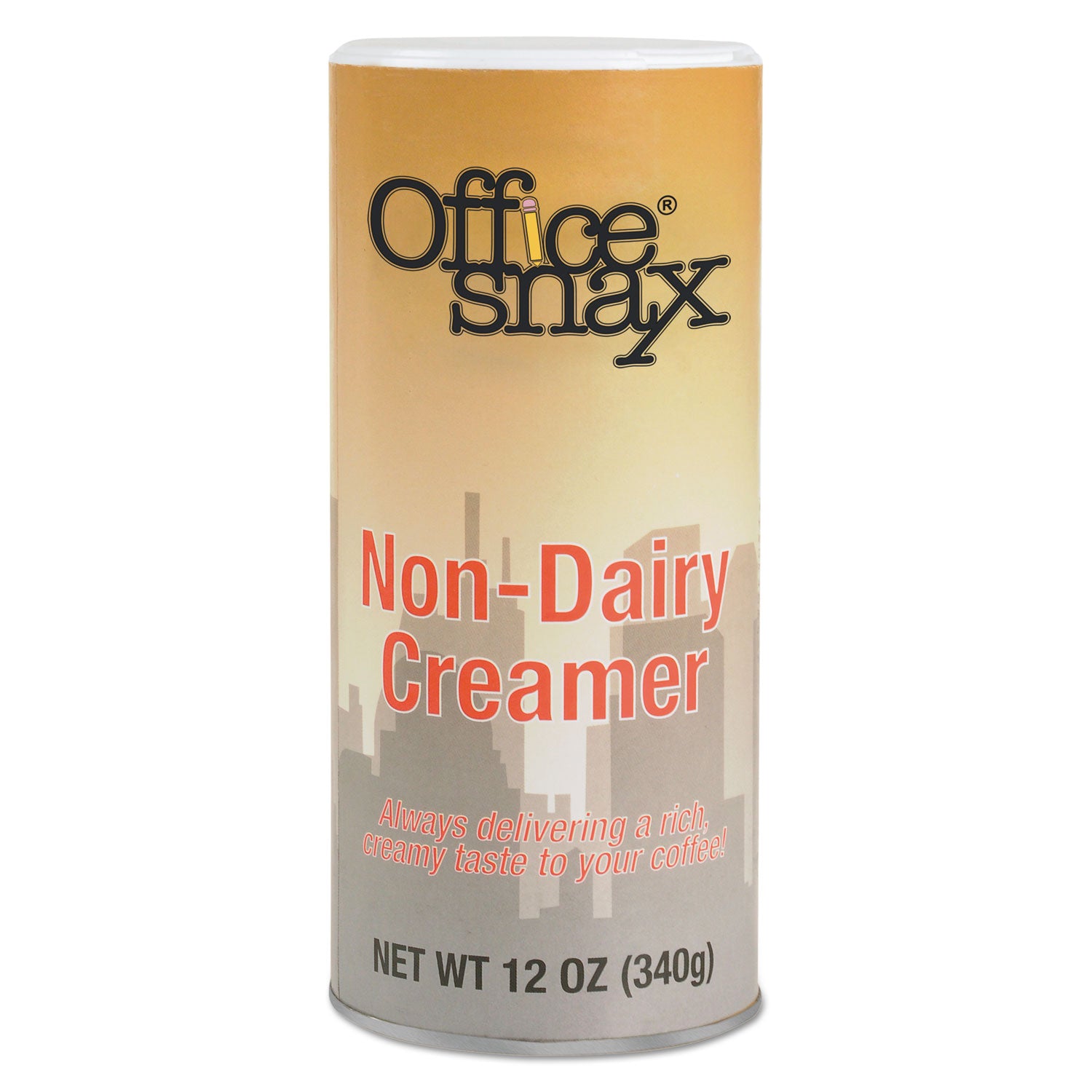 Powdered Non-Dairy Creamer, Regular, 12 oz Canister, 3/Pack