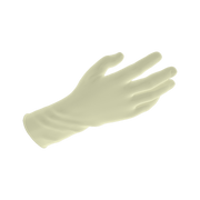 Safe-Touch Latex Exam Gloves, Medium, Powder-Free - 100 pcs per Box/10 boxes per Case