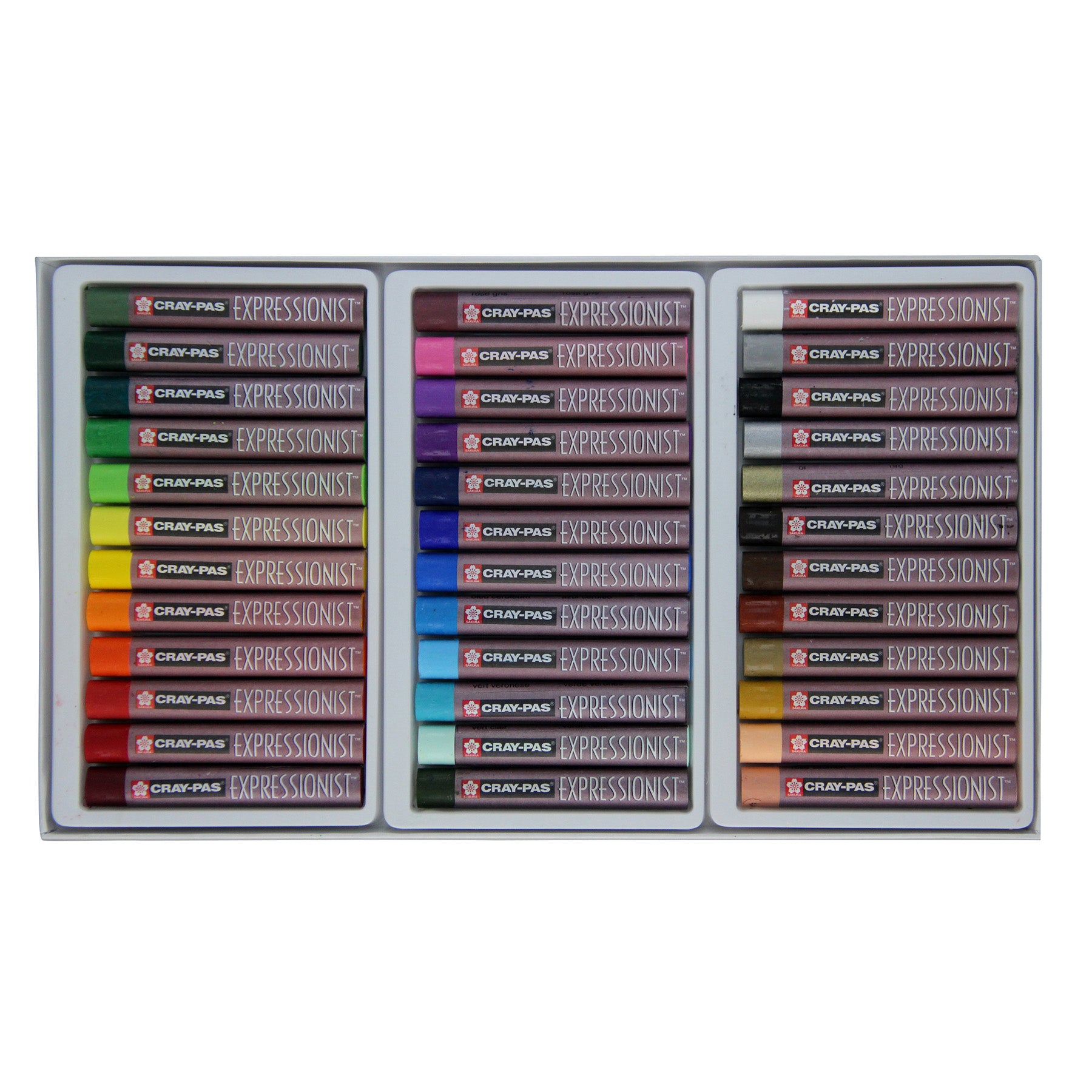 Cray-Pas Expressionist Oil Pastel Chalk, Assorted Colors, 36-Piece Set